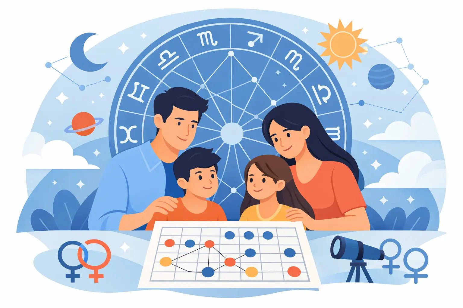 Family Astrology Compatibility Chart Guide - Collective Awakening