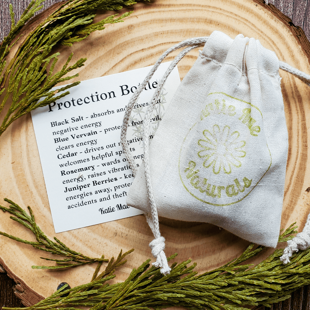 Protection Spell Bottle, Intention Setting for Protection and Clearing Energy - Collective Awakening