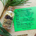 Abundance Spell Bottle, Intention Setting Herbs for Prosperity and Sucess - Collective Awakening