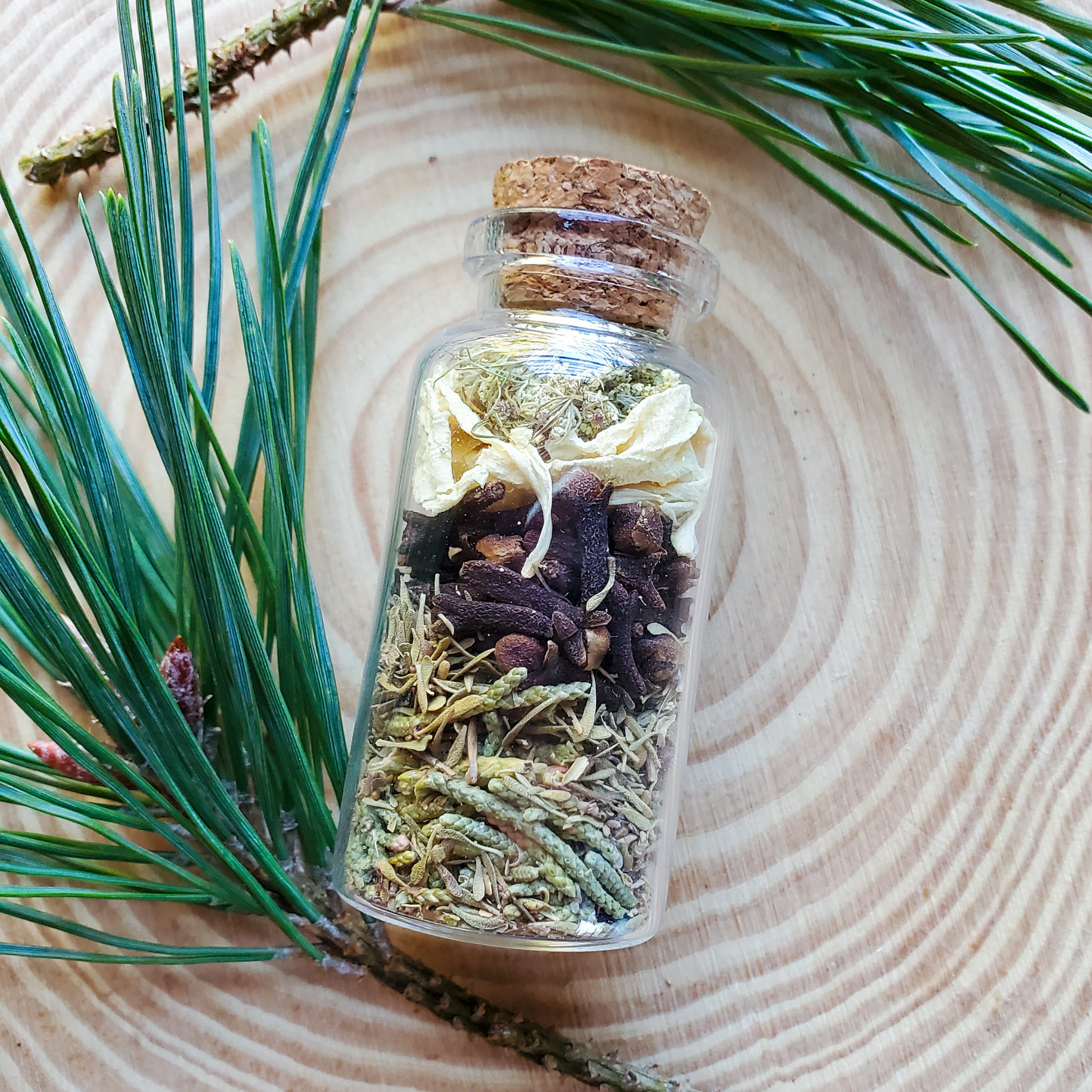 Abundance Spell Bottle, Intention Setting Herbs for Prosperity and Sucess - Collective Awakening