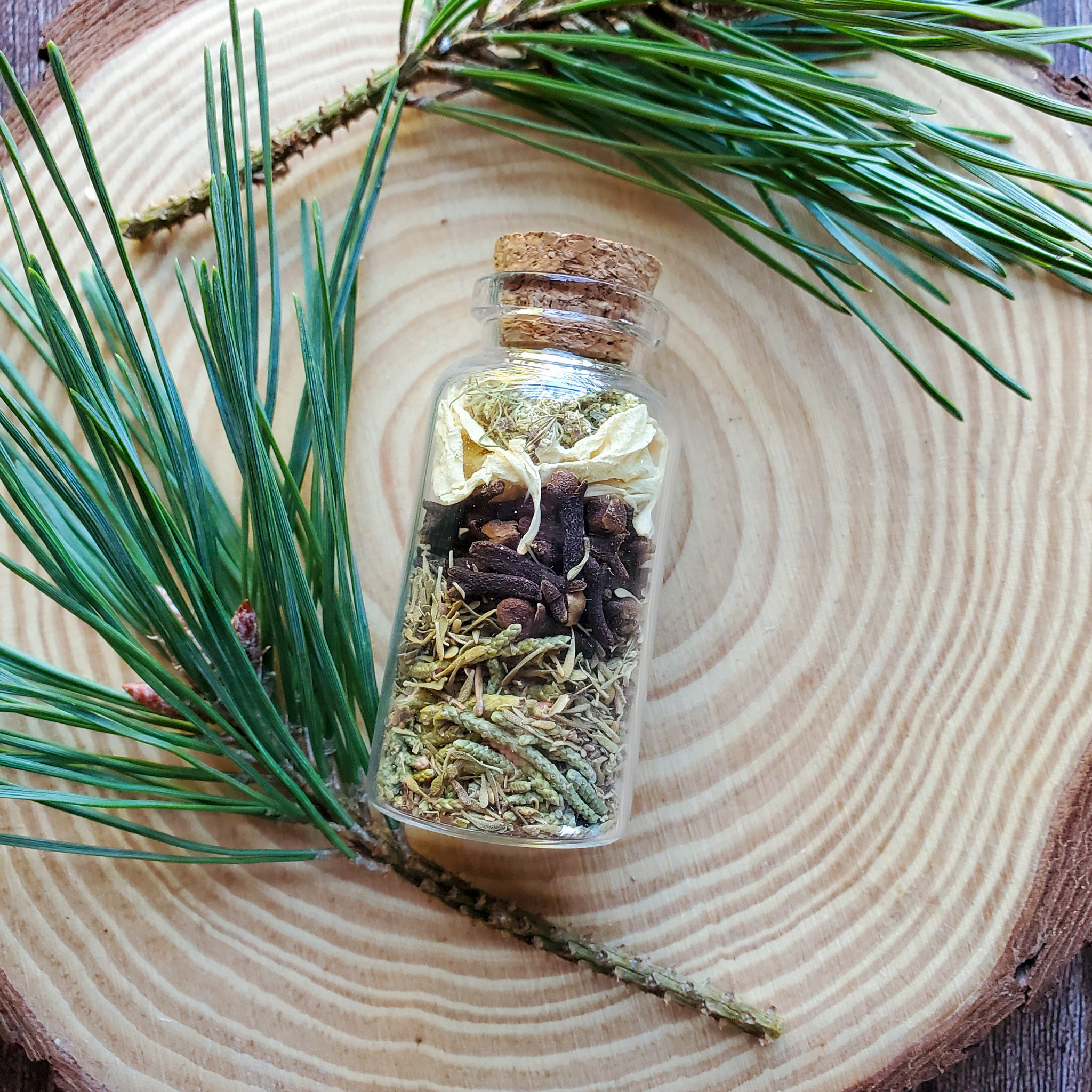 Abundance Spell Bottle, Intention Setting Herbs for Prosperity and Sucess - Collective Awakening