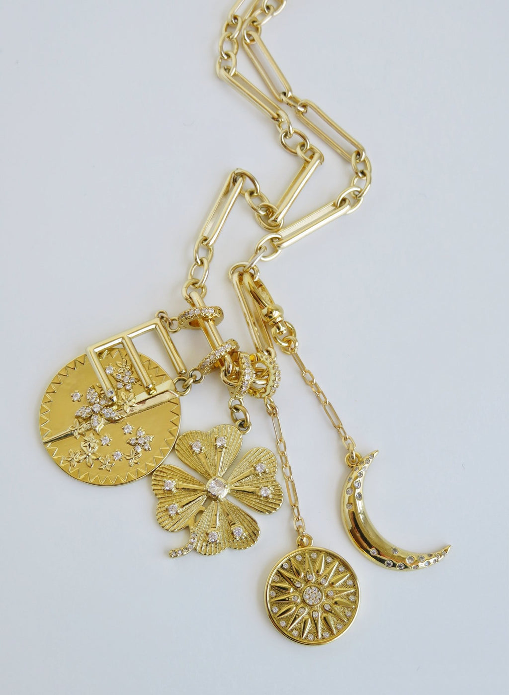Celestial Hinged Clasp Chain Charms - Collective Awakening