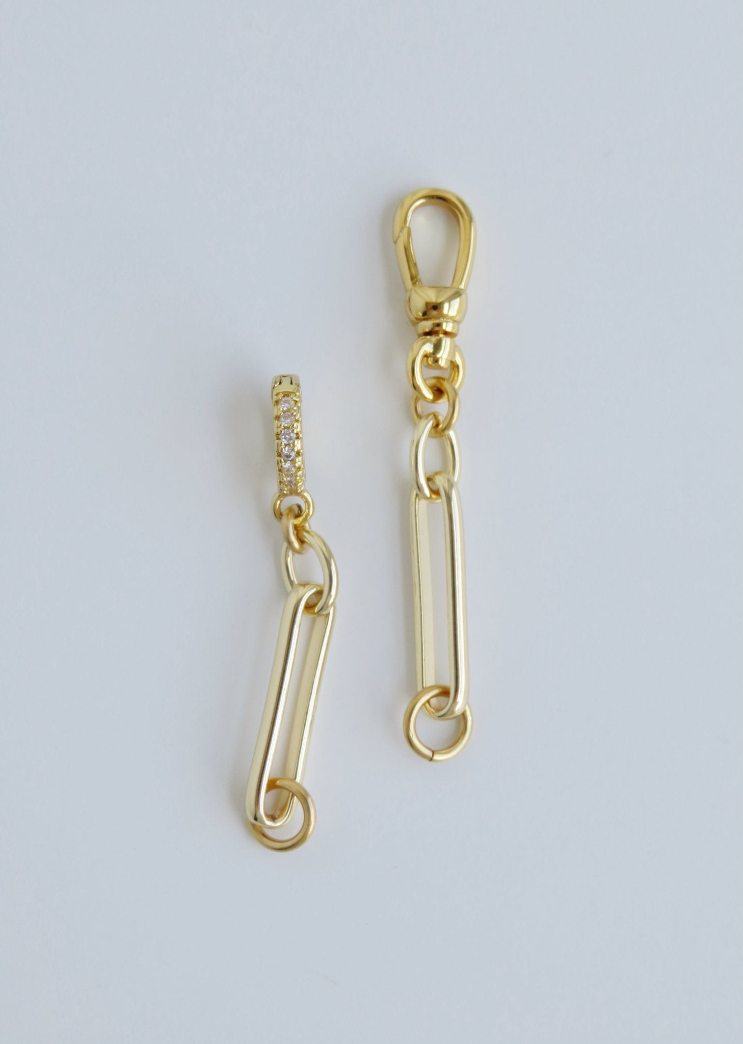 Hinged Clasp Lariat Chain - Figaro Link - add a charm - Collective Awakening