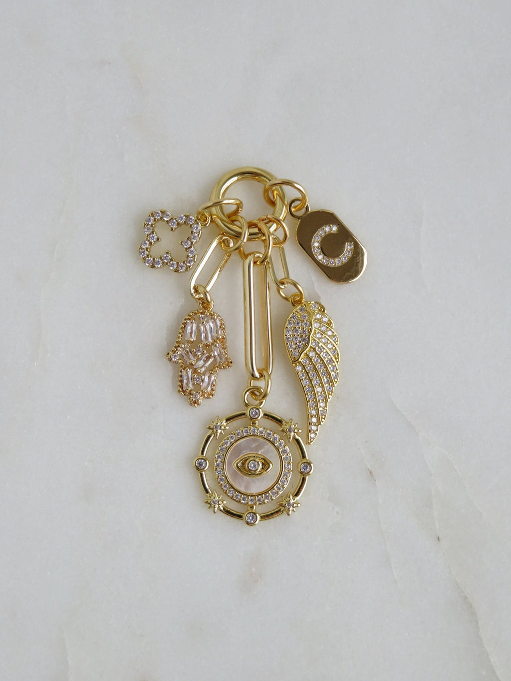 Love & Divine Guidance Initial Charm Cluster - Collective Awakening