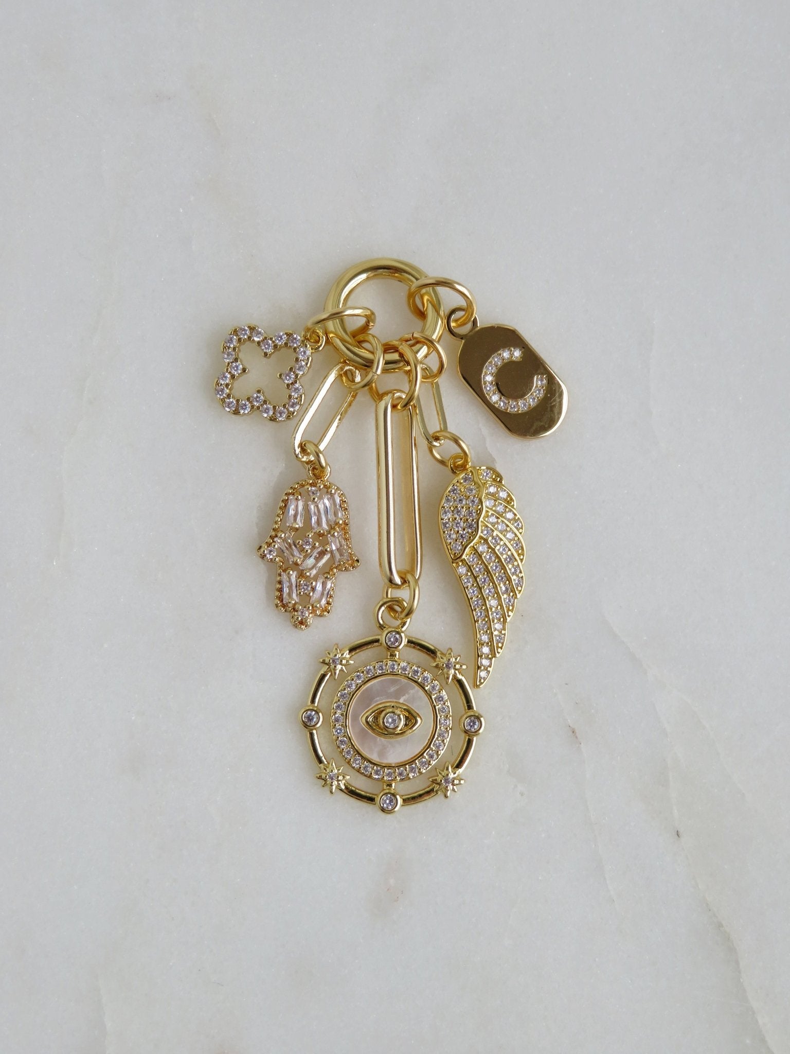 Love & Divine Guidance Initial Charm Cluster - Collective Awakening