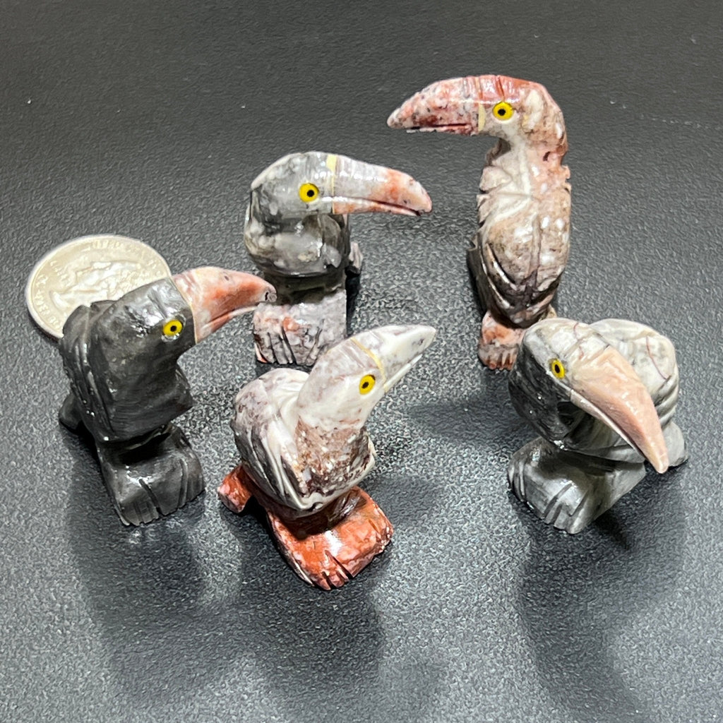 Small Soapstone Animals Carvings (Packs of 10) Wholesale Miniatures - Collective Awakening