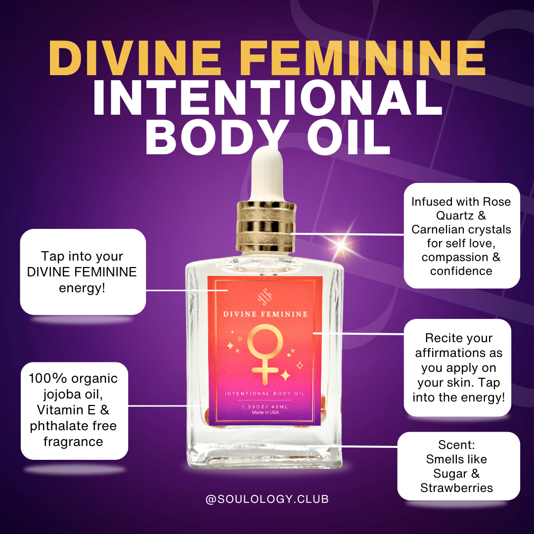 Divine Feminine Intentional Luxury Body Oil - Collective Awakening