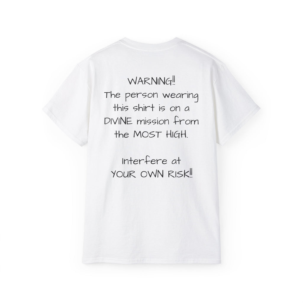 The Most High Tee — 'Divine Mission' Spiritual Graphic T-Shirt