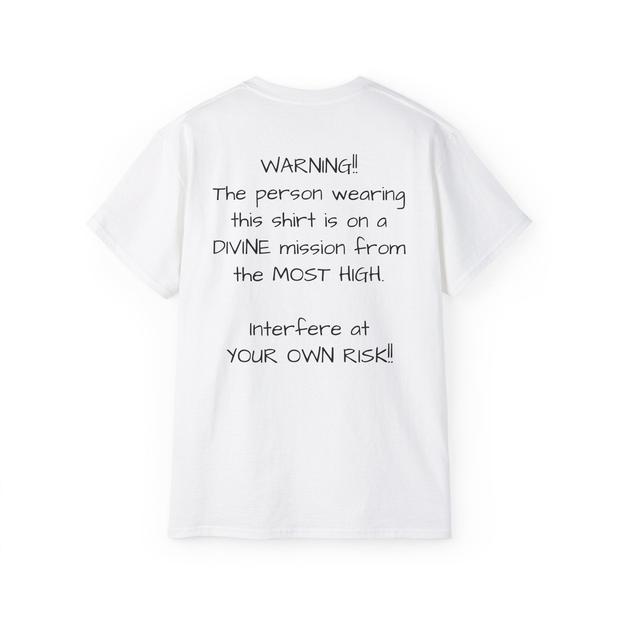 The Most High Tee — 'Divine Mission' Spiritual Graphic T-Shirt