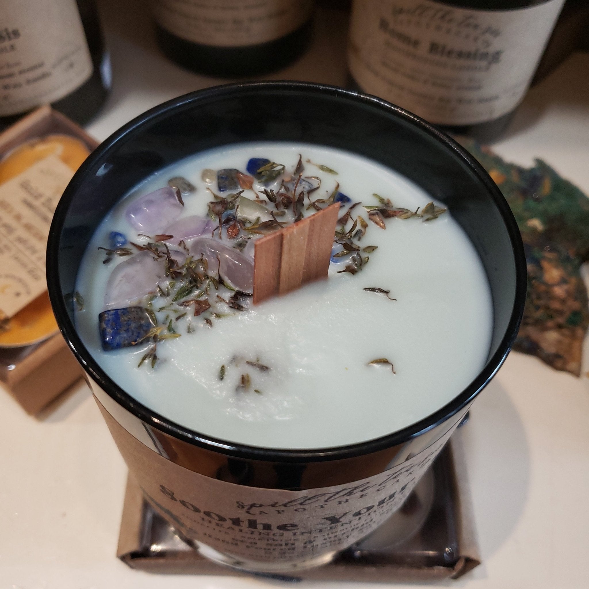 Soothe Your Soul Healing & Peace Intention Candle | Calming Soy Wax Candle - Collective Awakening