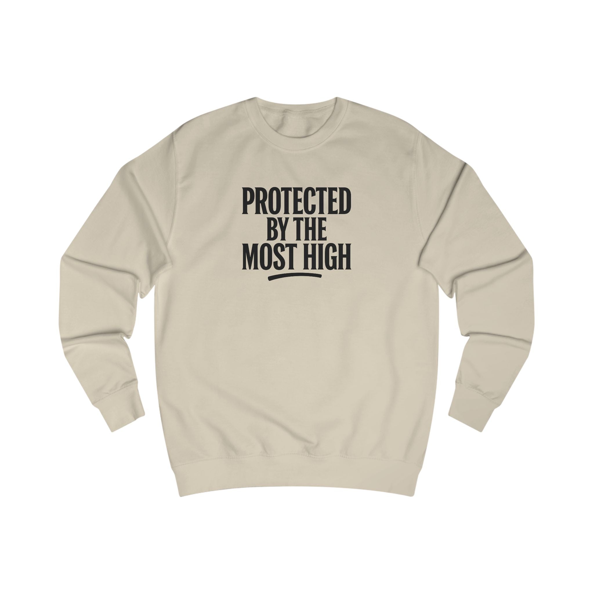 Protected By The Most High Sweatshirt — Psalm 91 Inspirational Crewneck - Collective Awakening