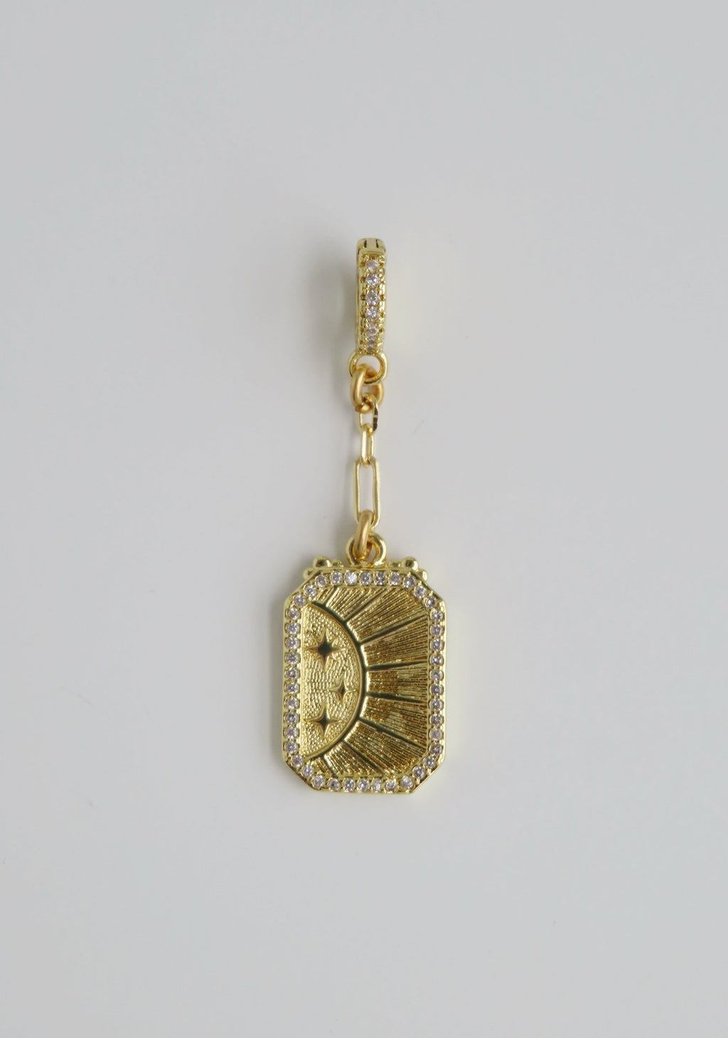Ray of Light Diamond Hinged Clasp Chain Charms - Collective Awakening