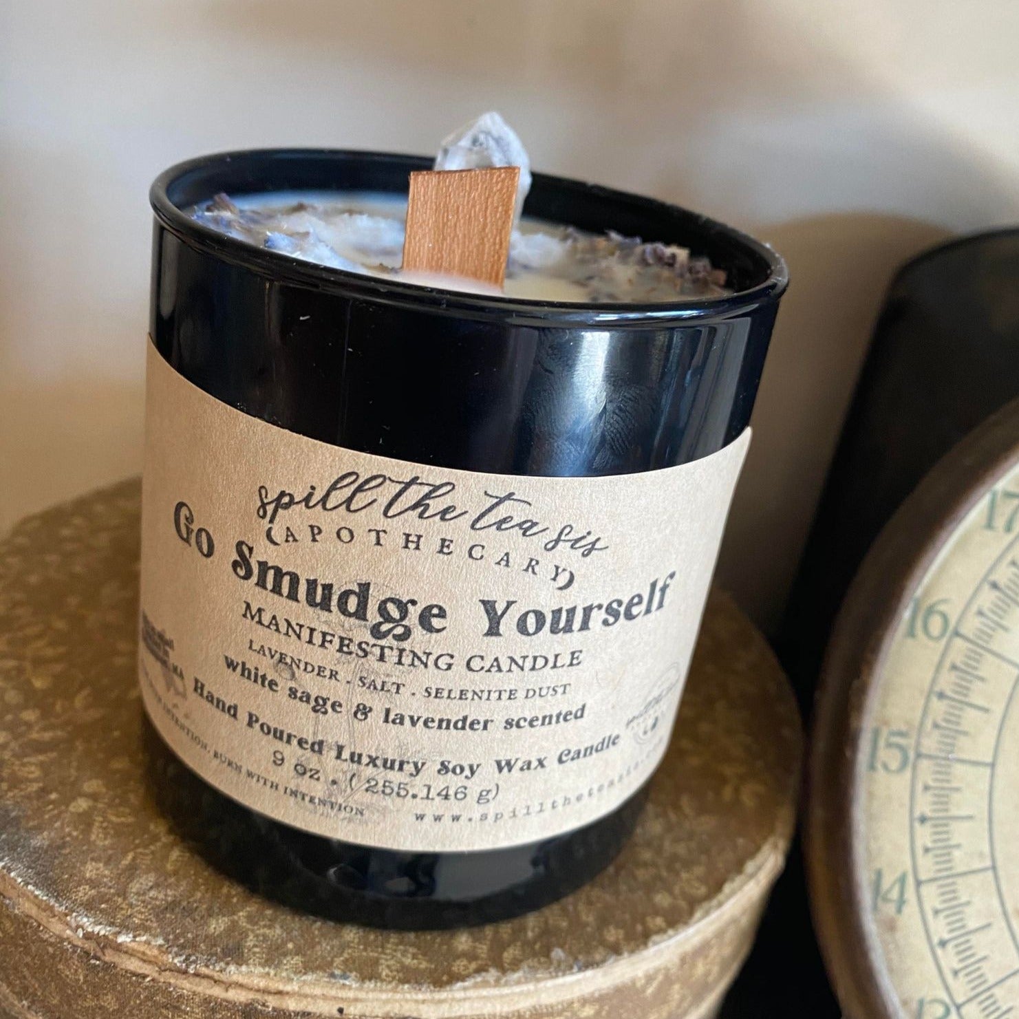 Go Smudge Yourself Intention Candle | Cleansing, Clearing & Protection - Collective Awakening