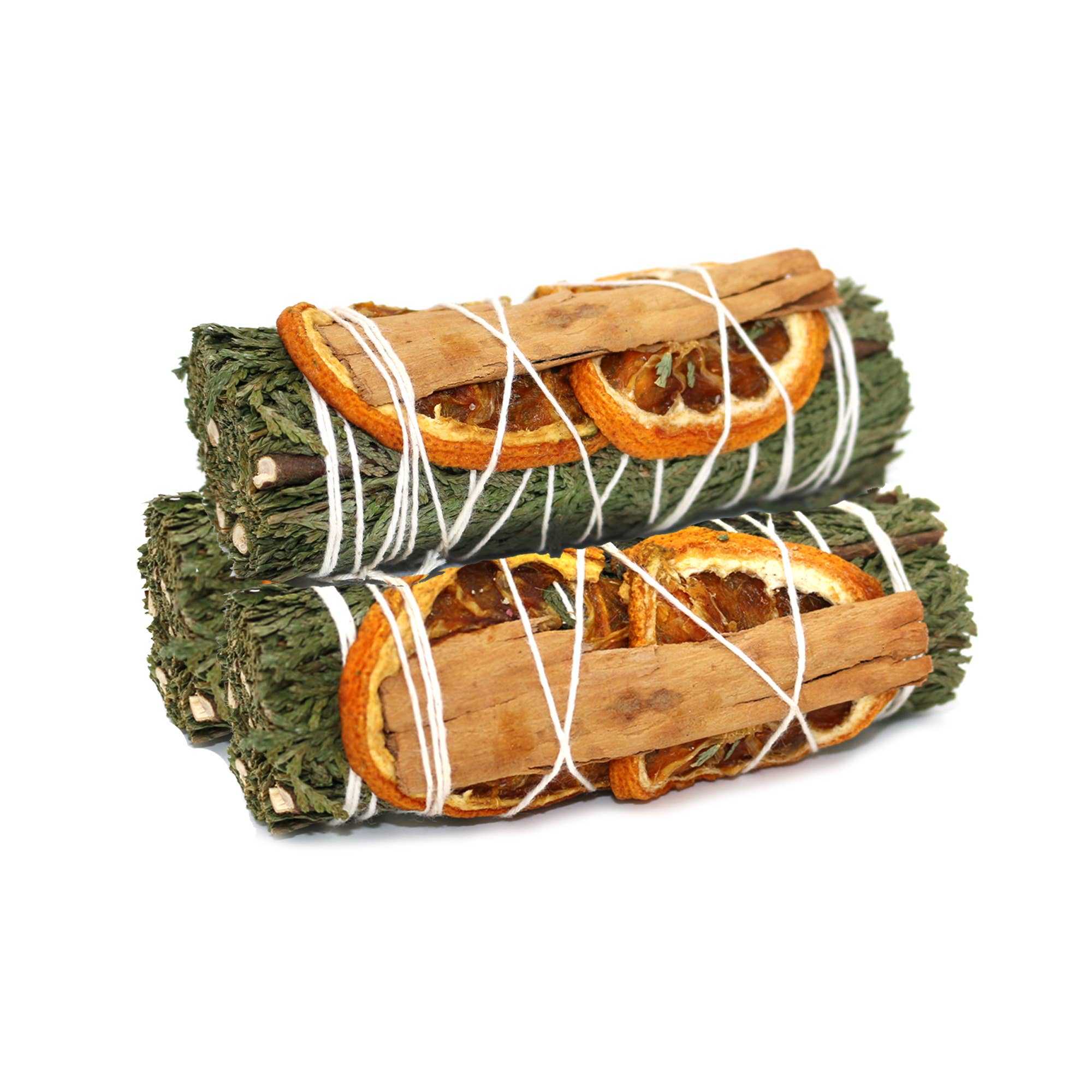 Cedar, Orange & Cinnamon Smudge Stick (4 in.) - Collective Awakening