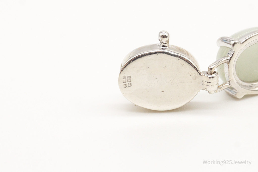 Vintage Jade Good Fortune Sterling Silver Bracelet - Collective Awakening
