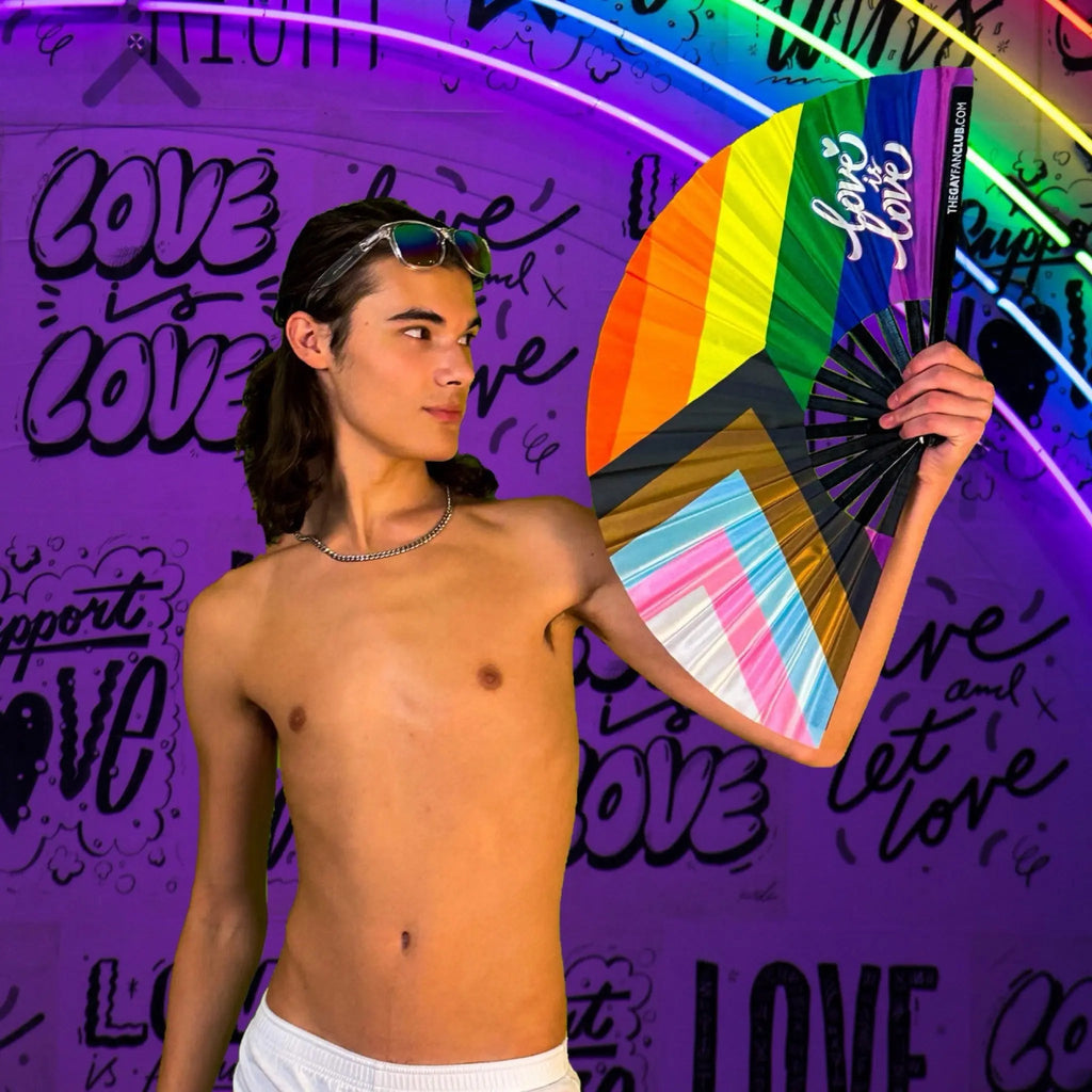 Pride Rainbow Flag Fan - Collective Awakening