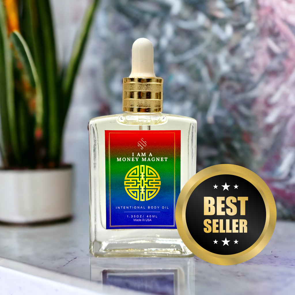 Money Magnet Crystal Intentional Oil - Wealth Attraction - Collective Awakening