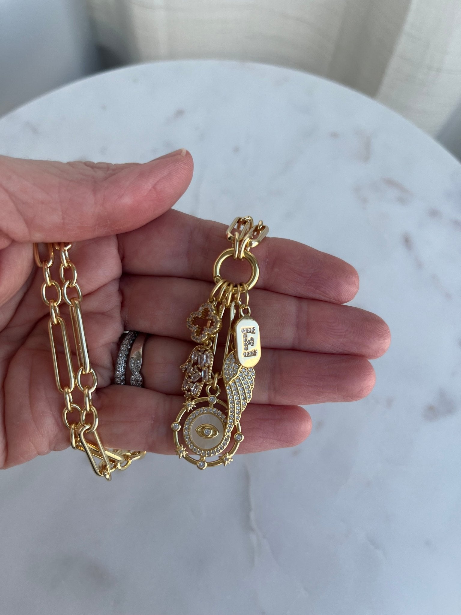 Love & Divine Guidance Initial Charm Cluster - Collective Awakening