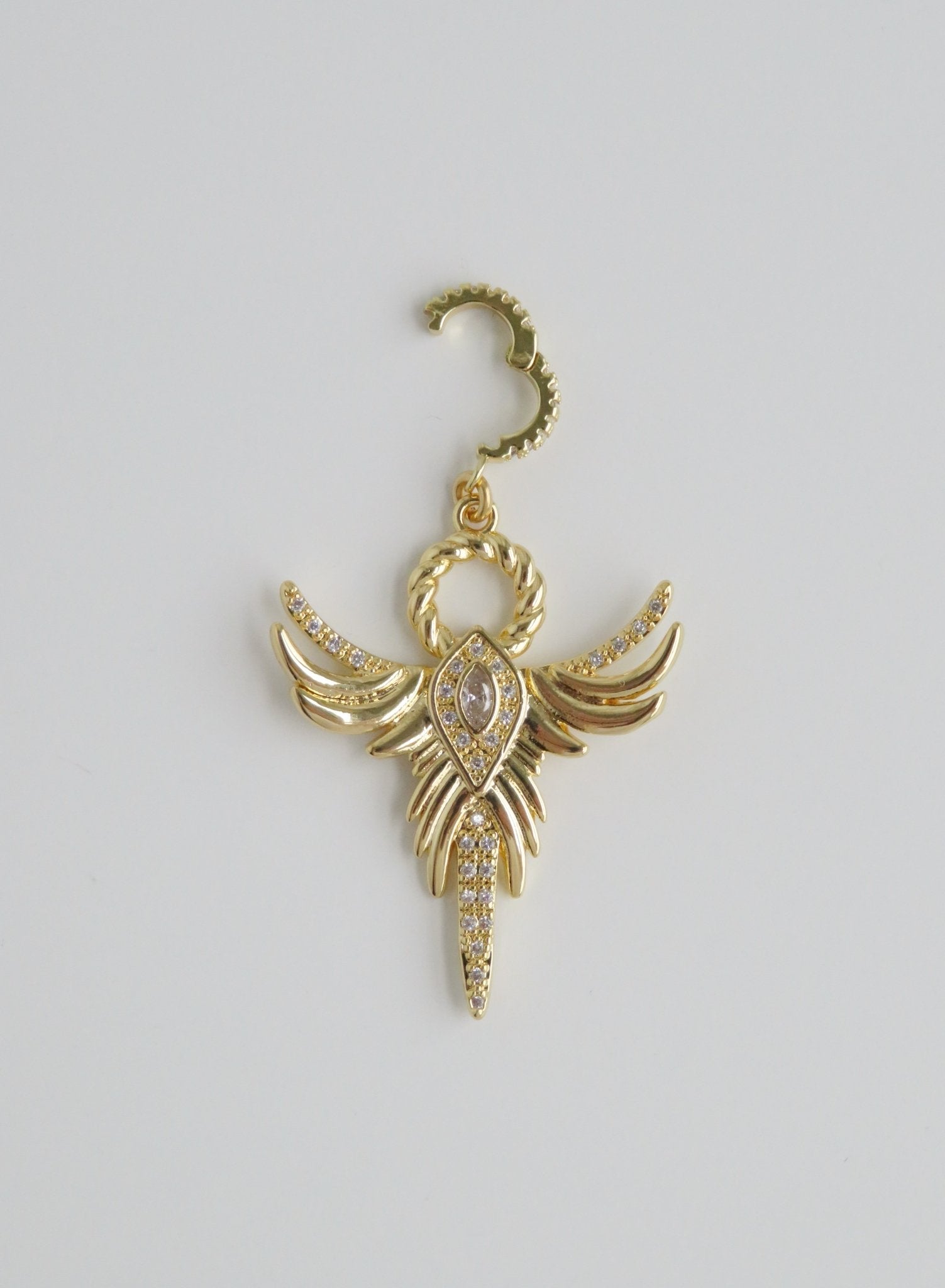 Phoenix Angel Charm on Diamond Clasp - Collective Awakening
