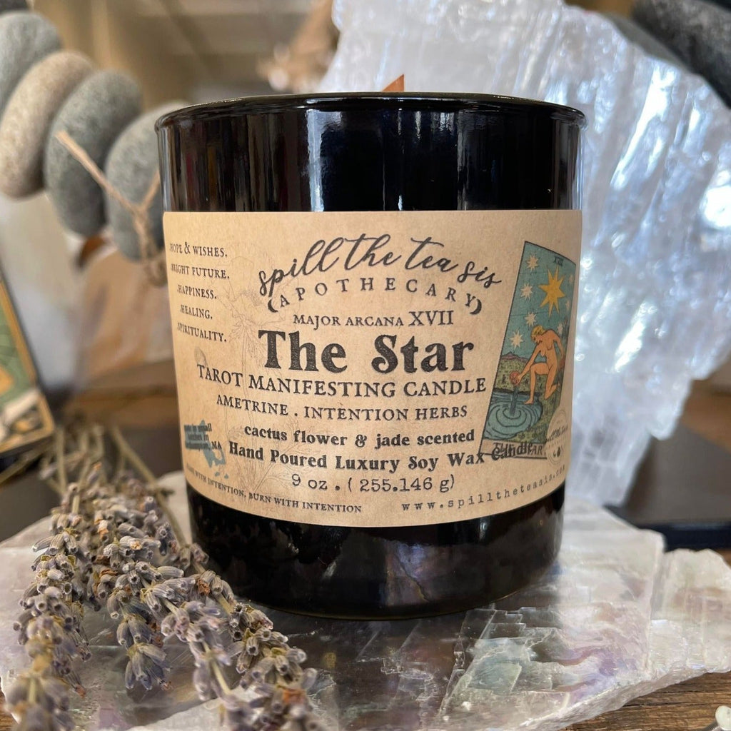 The Star Tarot Candle | Healing & Hope Manifestation Candle - Collective Awakening