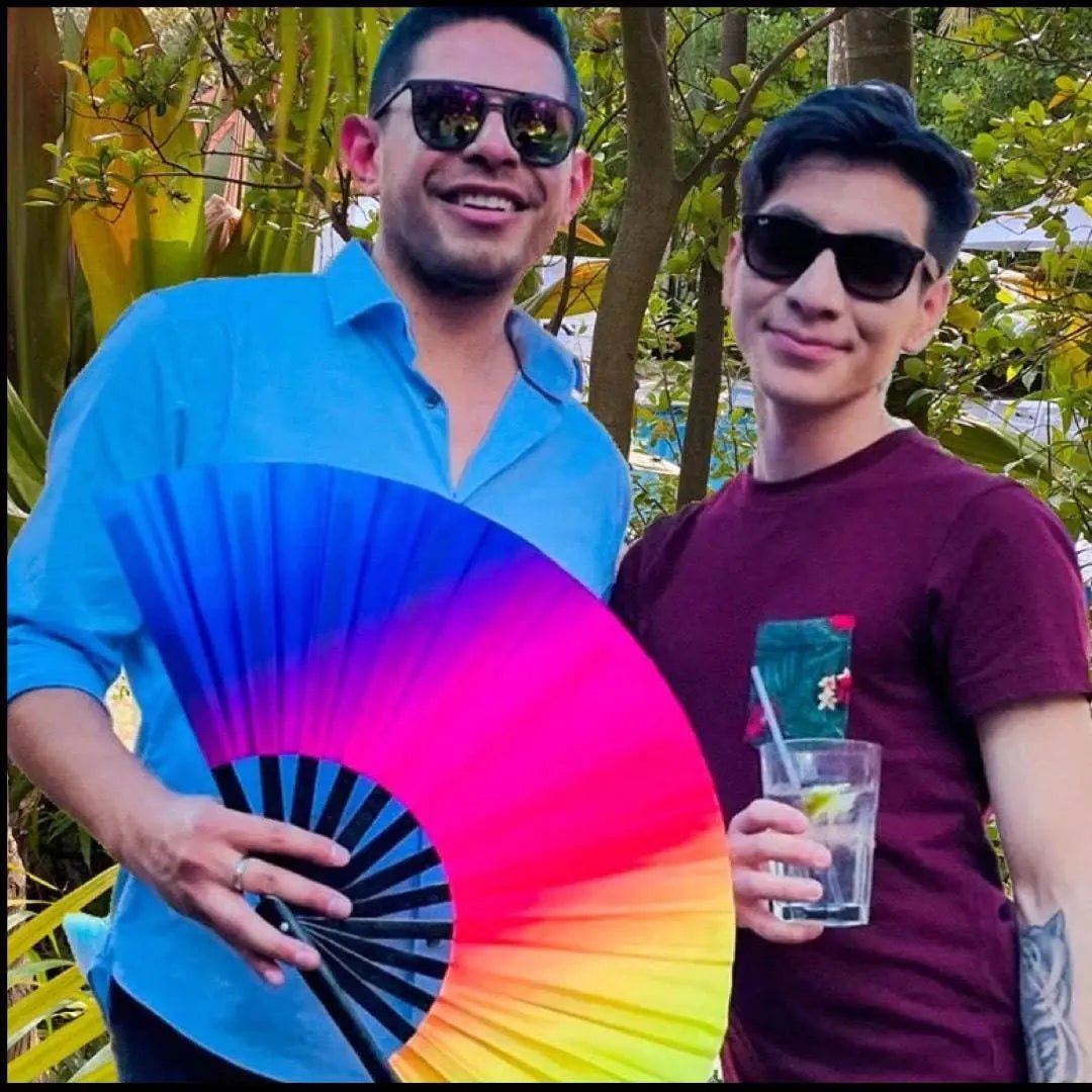 Rainbow Rave Fan (UV) - Collective Awakening