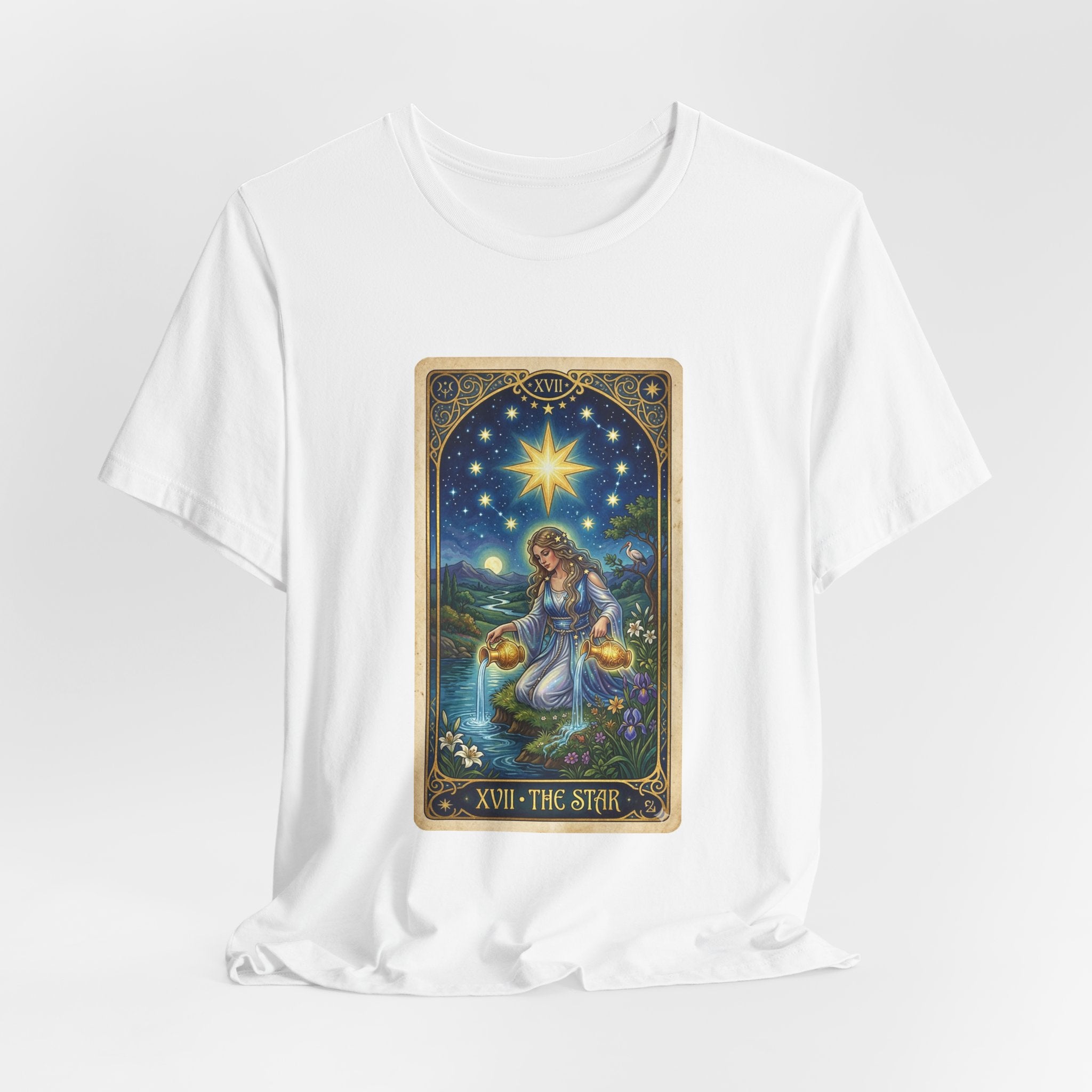 The Star Tarot T-Shirt — Spiritual Vintage Astrology Tee