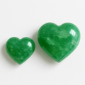 3D Green Fluorite Heart – Hand - Polished Crystal for Gift & Decor - Collective Awakening