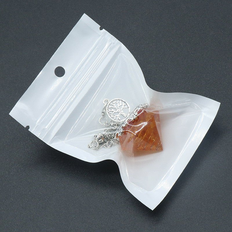 Natural Crystal Resin Crushed Stone Diamond Pendulum - Collective Awakening
