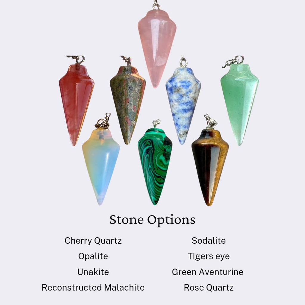 Natural Rose Quartz Pendulum with Mystery Charm | Bag Charm - Collective Awakening