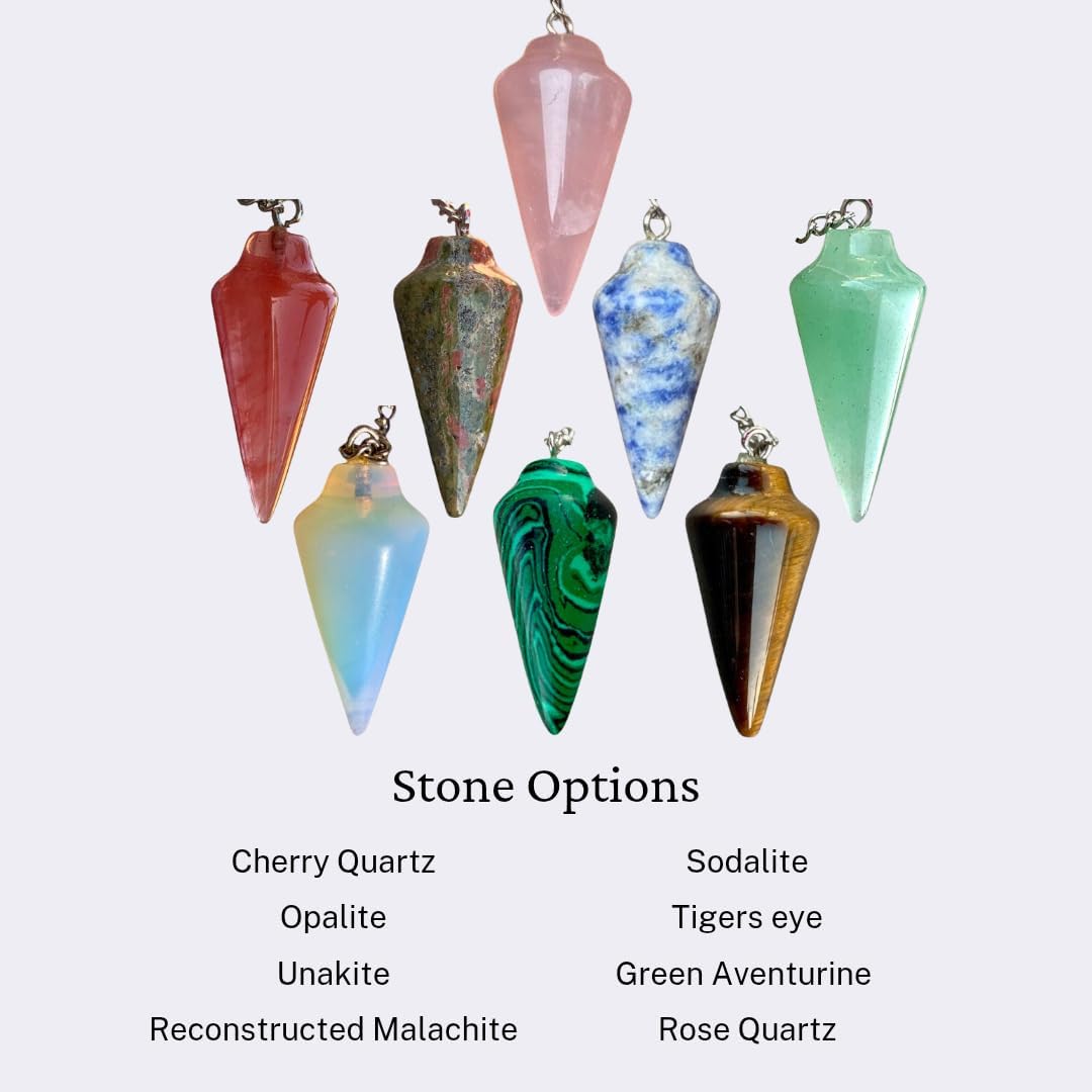 Natural Rose Quartz Pendulum with Mystery Charm | Bag Charm - Collective Awakening