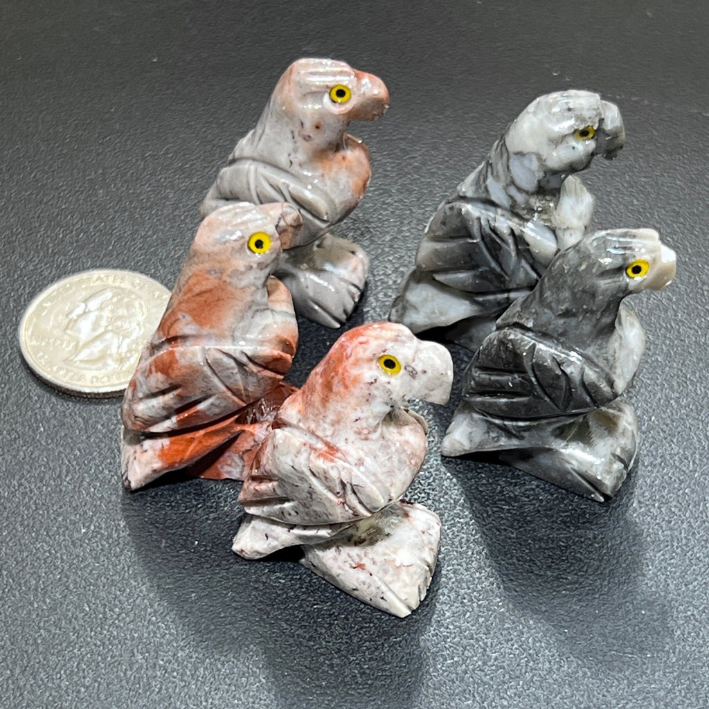 Small Soapstone Animals Carvings (Packs of 10) Wholesale Miniatures - Collective Awakening