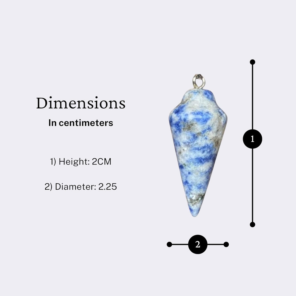 Natural Gemstone Smooth Conical Crystal Pendulum with Mystery Charm | Bag Charm - Collective Awakening