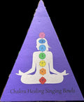 7 - Chakra Singing Bowl Set in Purple Pyramid Box - Collective Awakening
