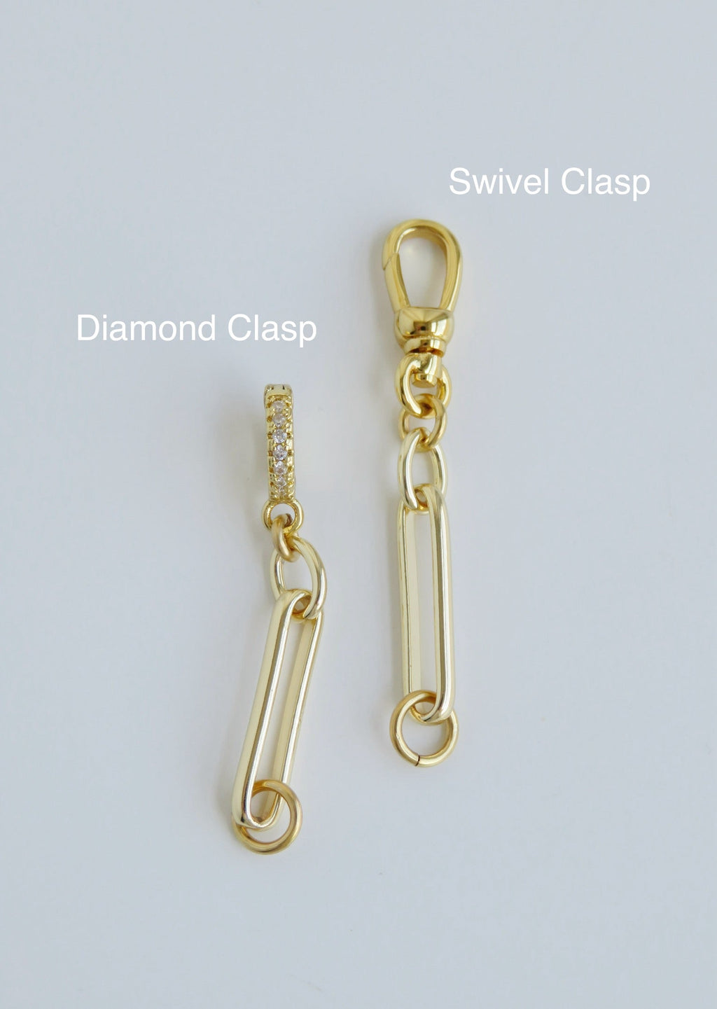 Hinged Clasp Lariat Chain - Figaro Link - add a charm - Collective Awakening