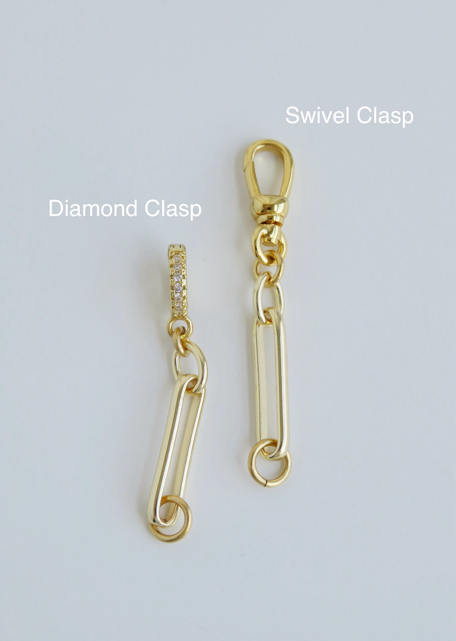 Hinged Clasp Lariat Chain - Figaro Link - add a charm - Collective Awakening