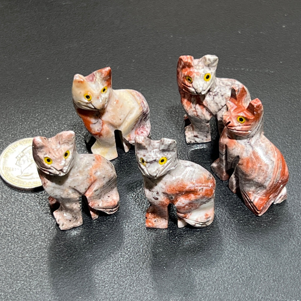 Small Soapstone Animals Carvings (Packs of 10) Wholesale Miniatures - Collective Awakening