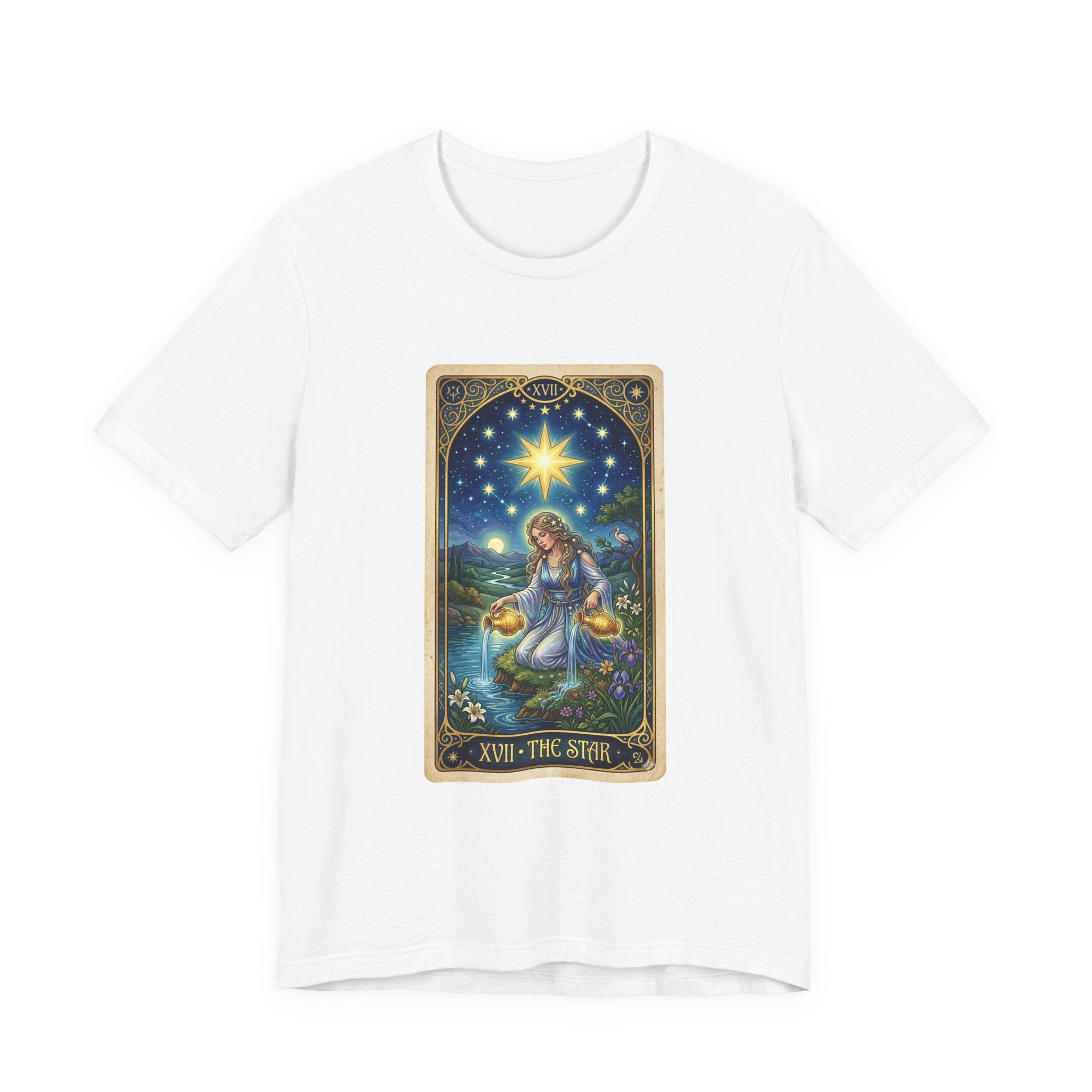 The Star Tarot T-Shirt — Spiritual Vintage Astrology Tee