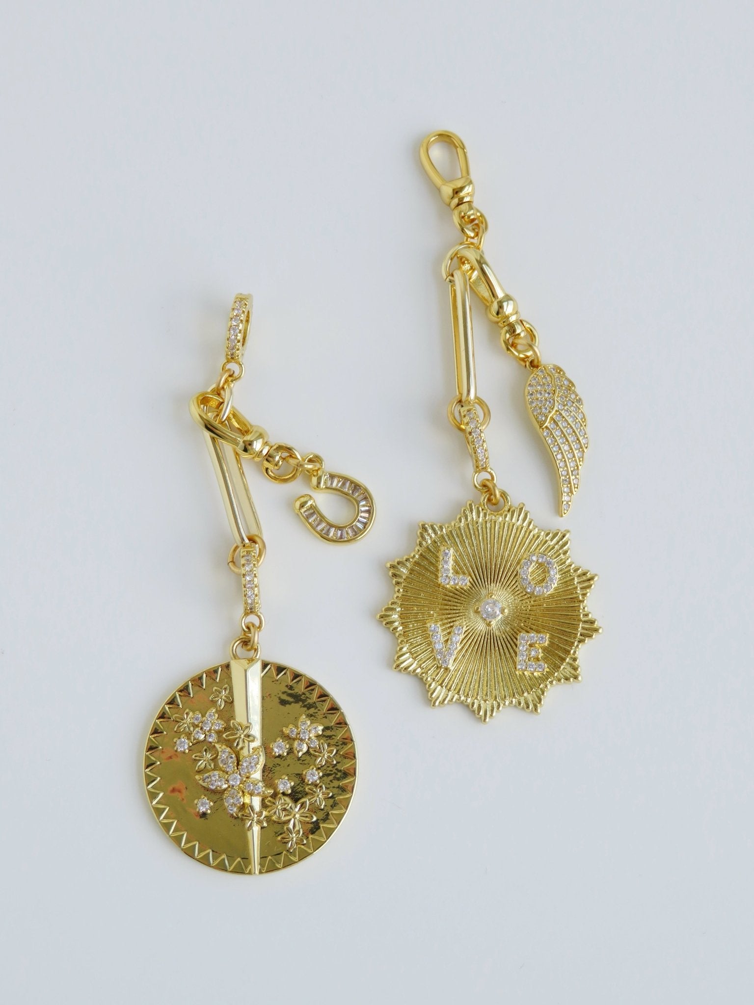 Hinged Clasp Lariat Chain - Figaro Link - add a charm - Collective Awakening