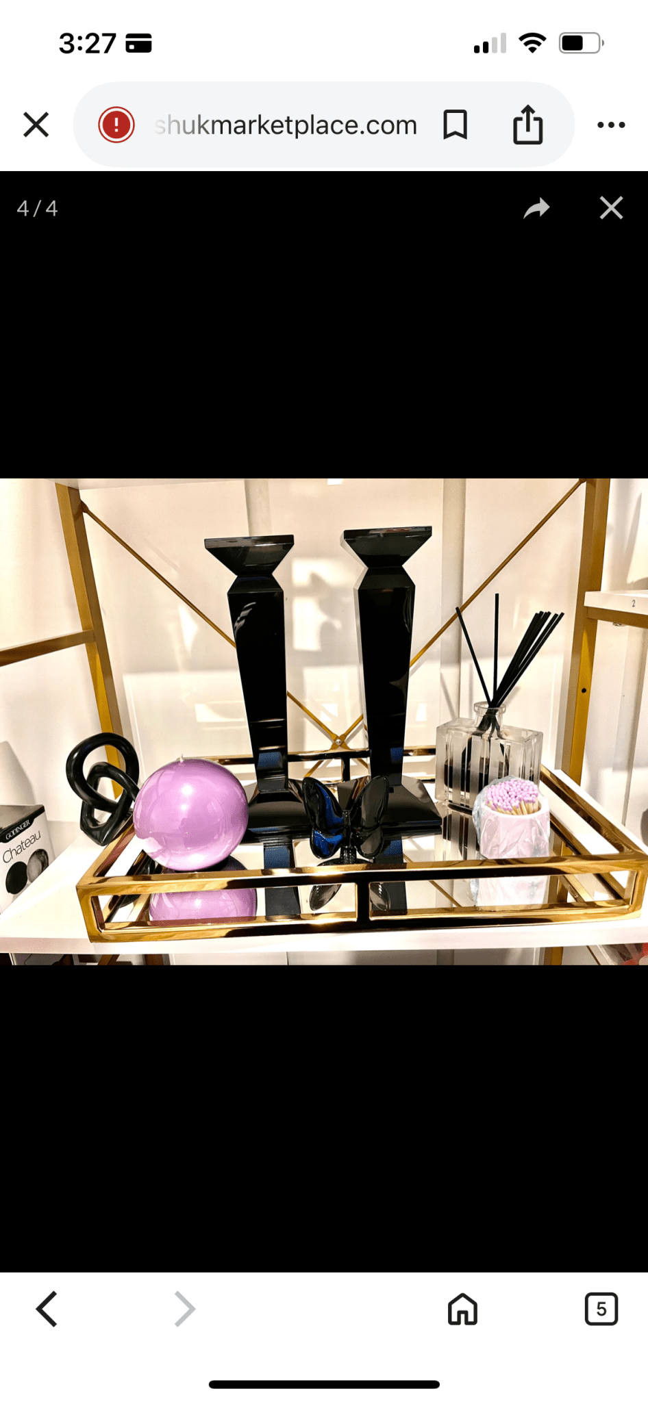 Black lainy candlesticks - Collective Awakening