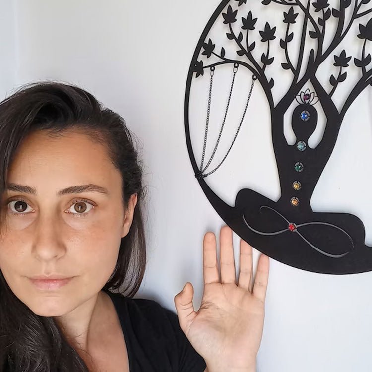 Art Decor Yoga Meditation Wall Hanging Craft - Collective Awakening