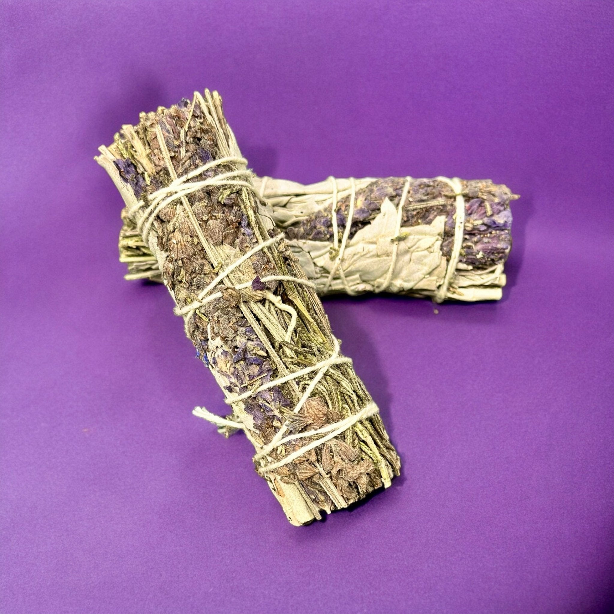 *NEW Smudge Kit - French Lavender/White Sage (Pack of 2) - Collective Awakening