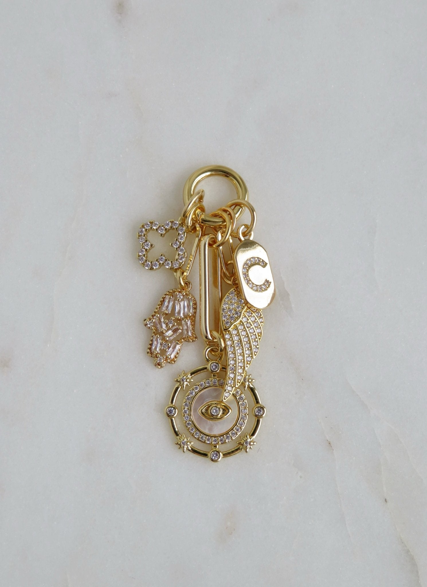 Love & Divine Guidance Initial Charm Cluster - Collective Awakening