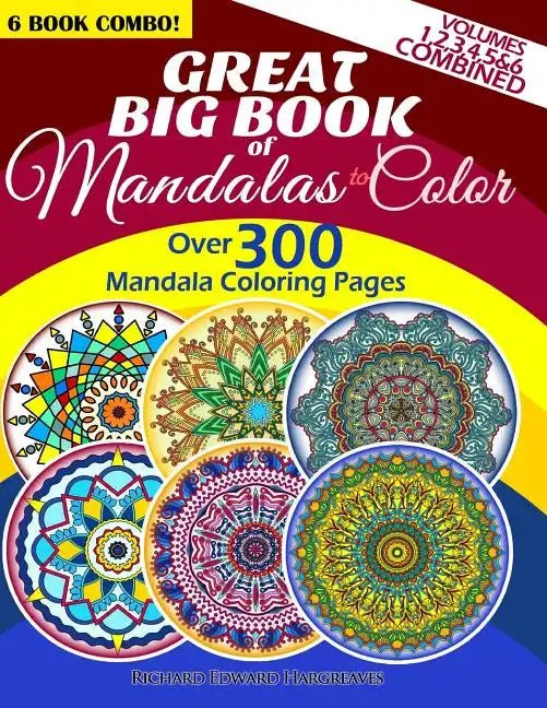 Great Big Book Of Mandalas To Color - 6 Book Combo - Collective Awakening