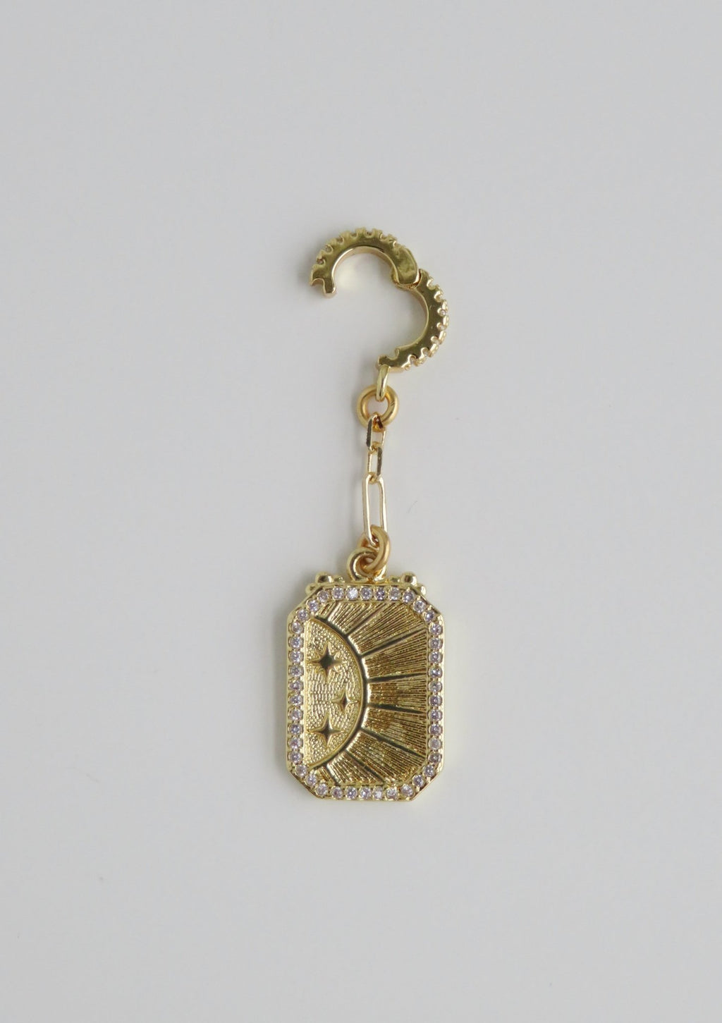 Ray of Light Diamond Hinged Clasp Chain Charms - Collective Awakening