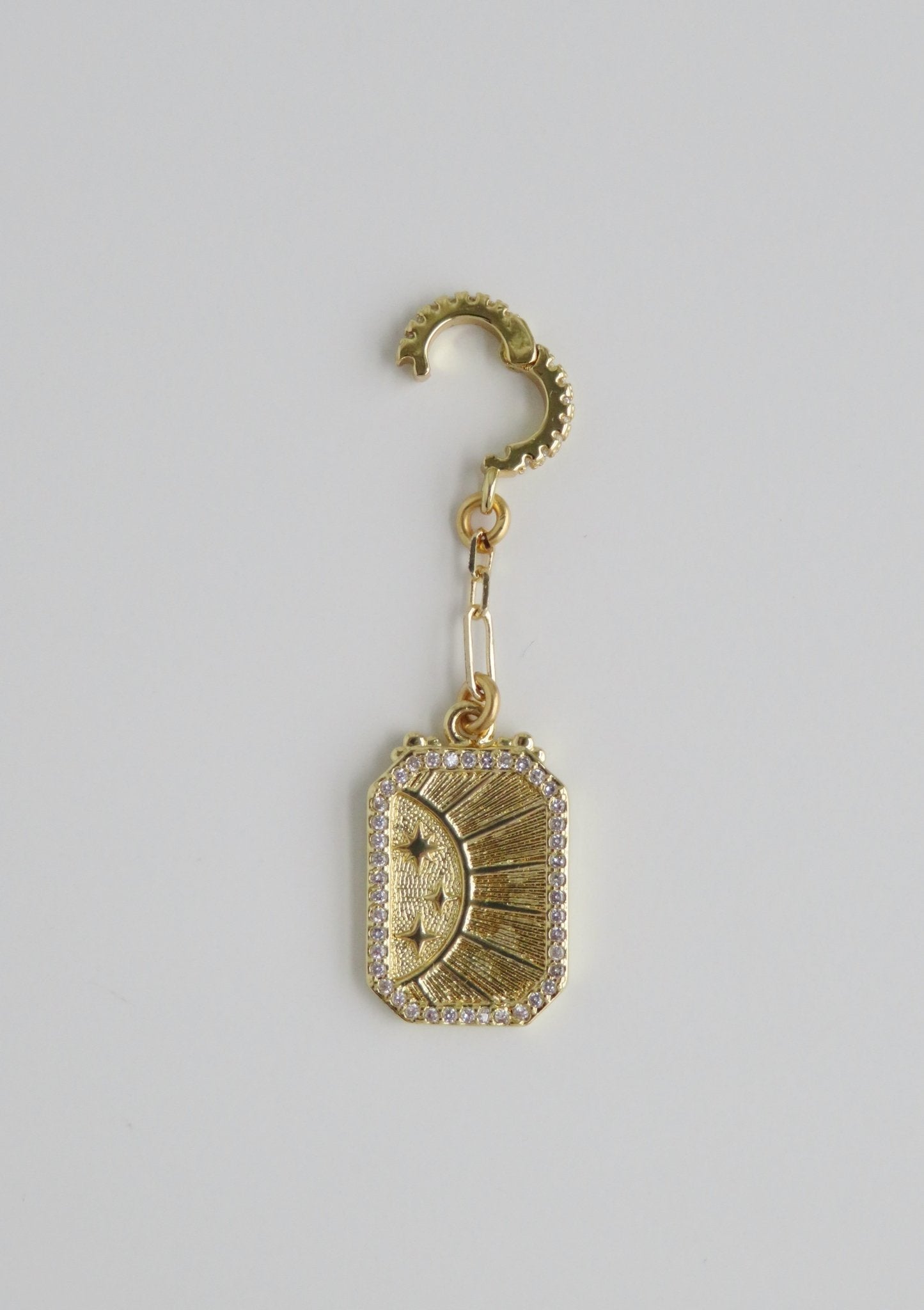 Ray of Light Diamond Hinged Clasp Chain Charms - Collective Awakening