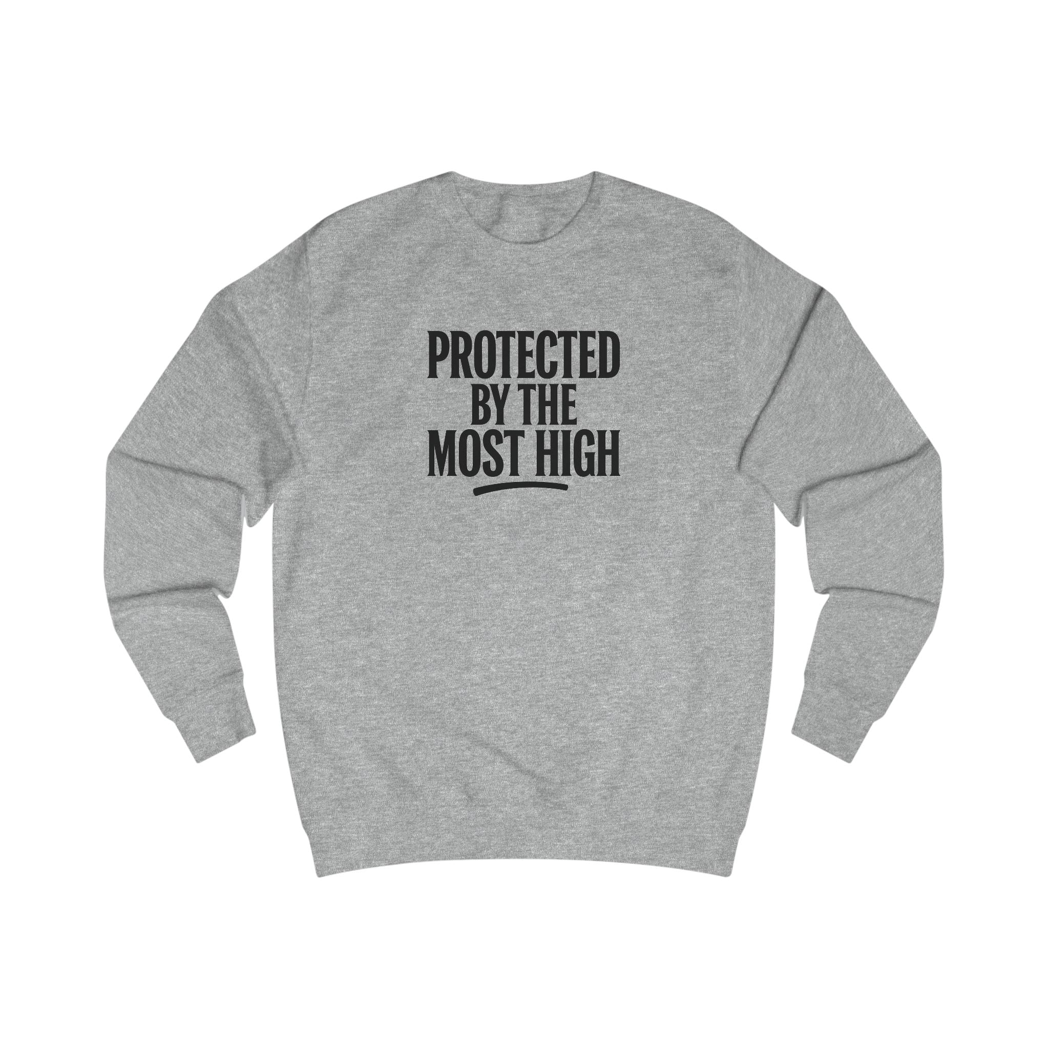 Protected By The Most High Sweatshirt — Psalm 91 Inspirational Crewneck - Collective Awakening
