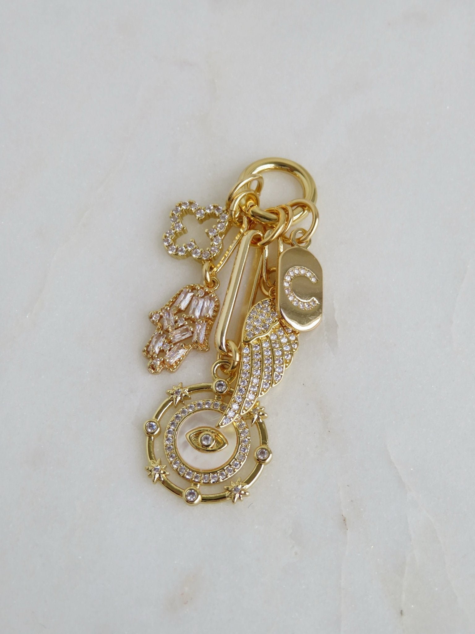 Love & Divine Guidance Initial Charm Cluster - Collective Awakening
