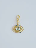 Blanc Evil Eye Pendant - Swivel Clasp - Collective Awakening