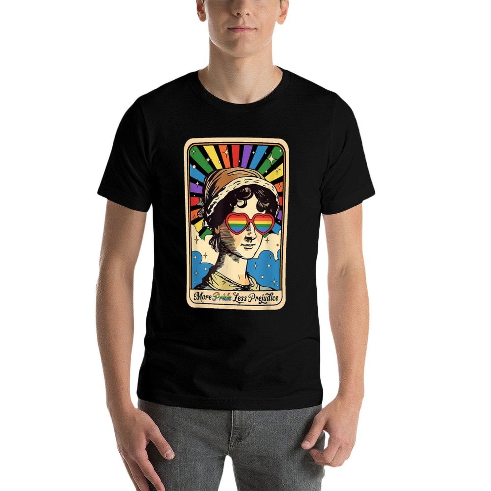 More Pride Less Prejudice LGBT Rights Tarot Card Soft T-Shirt - Collective Awakening