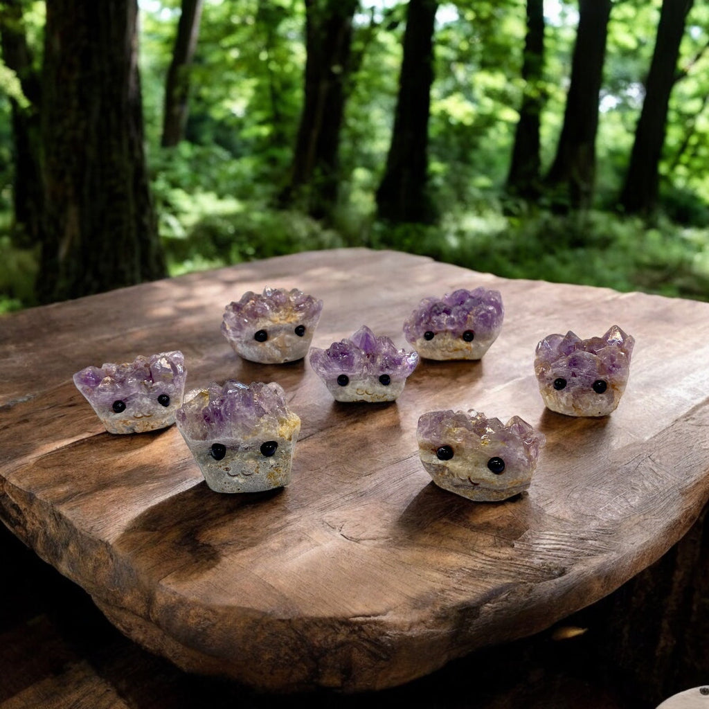 Amethyst Geode Crystal Cluster Rock Buddy, Friend - Collective Awakening